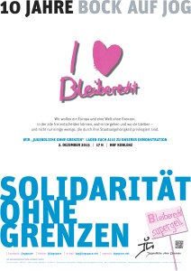 Solidarität ohne Grenzen - Plakat